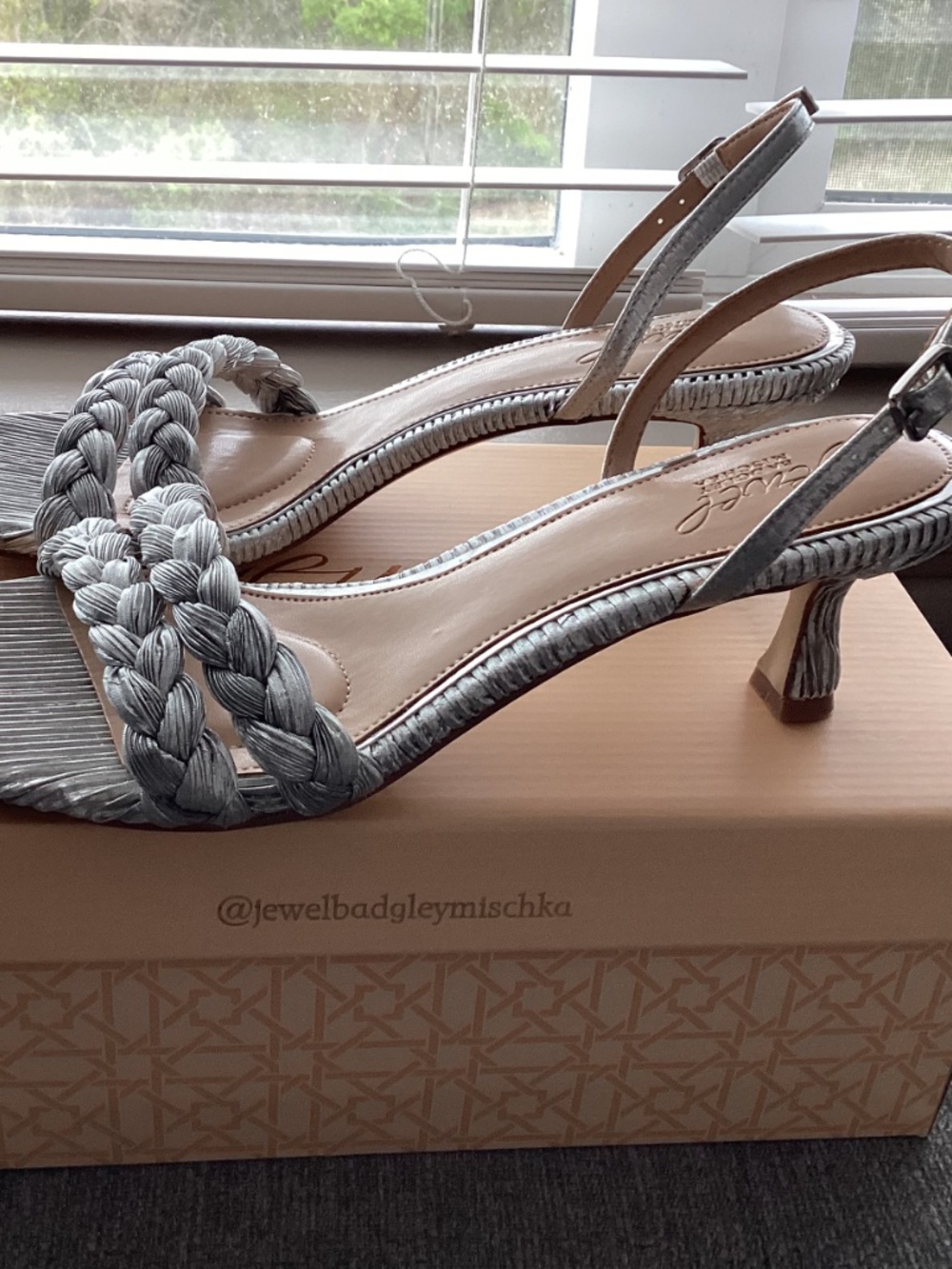 Jewel Badgley Mischka Sharon Slingback Sandal (Women) - Picture 11 of 16